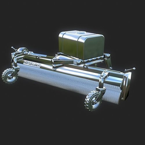 Tractor brush Hardsurface Parts 3D model