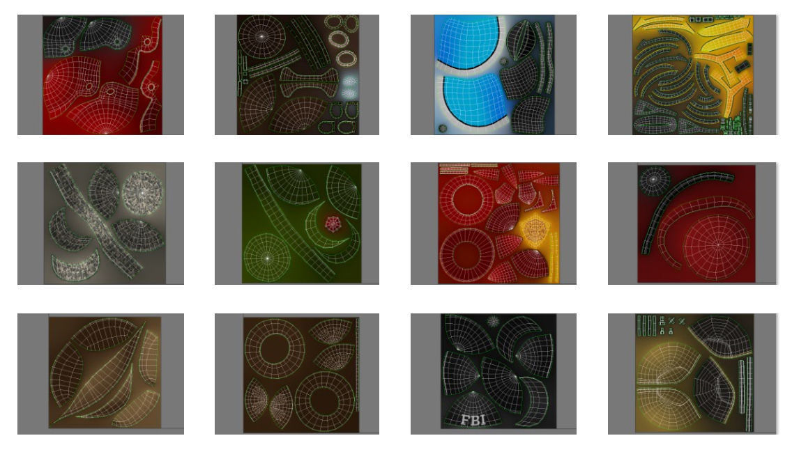 Hats and Helmet Pack 4 3D model_16