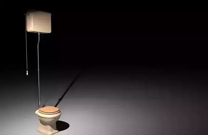 lavatory 2 toilet with light