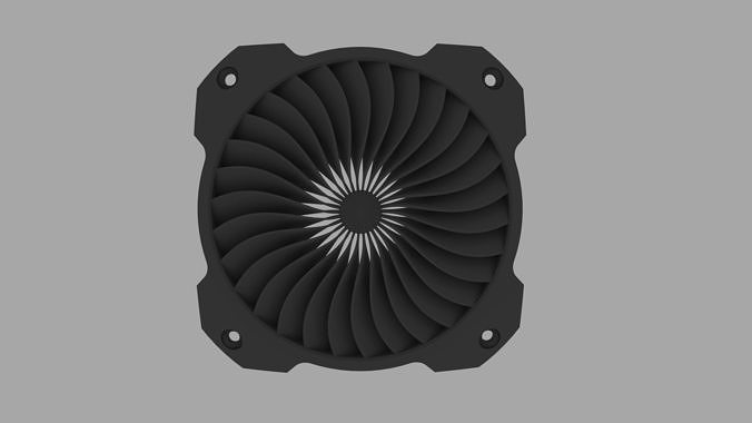 Fan grill 120mm STL file for 3d Print 3D print model