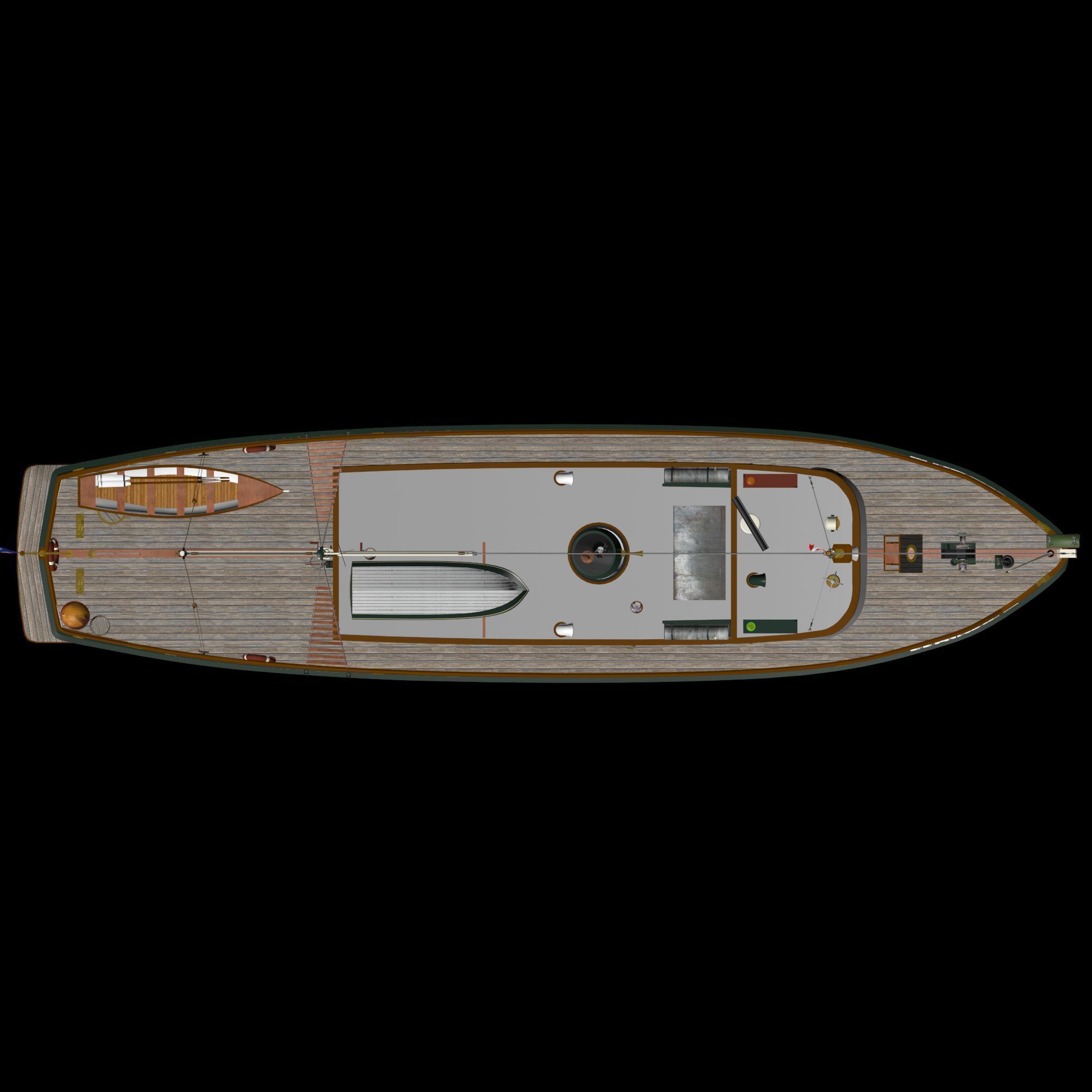 Columbia Mission Boat  3D model_26