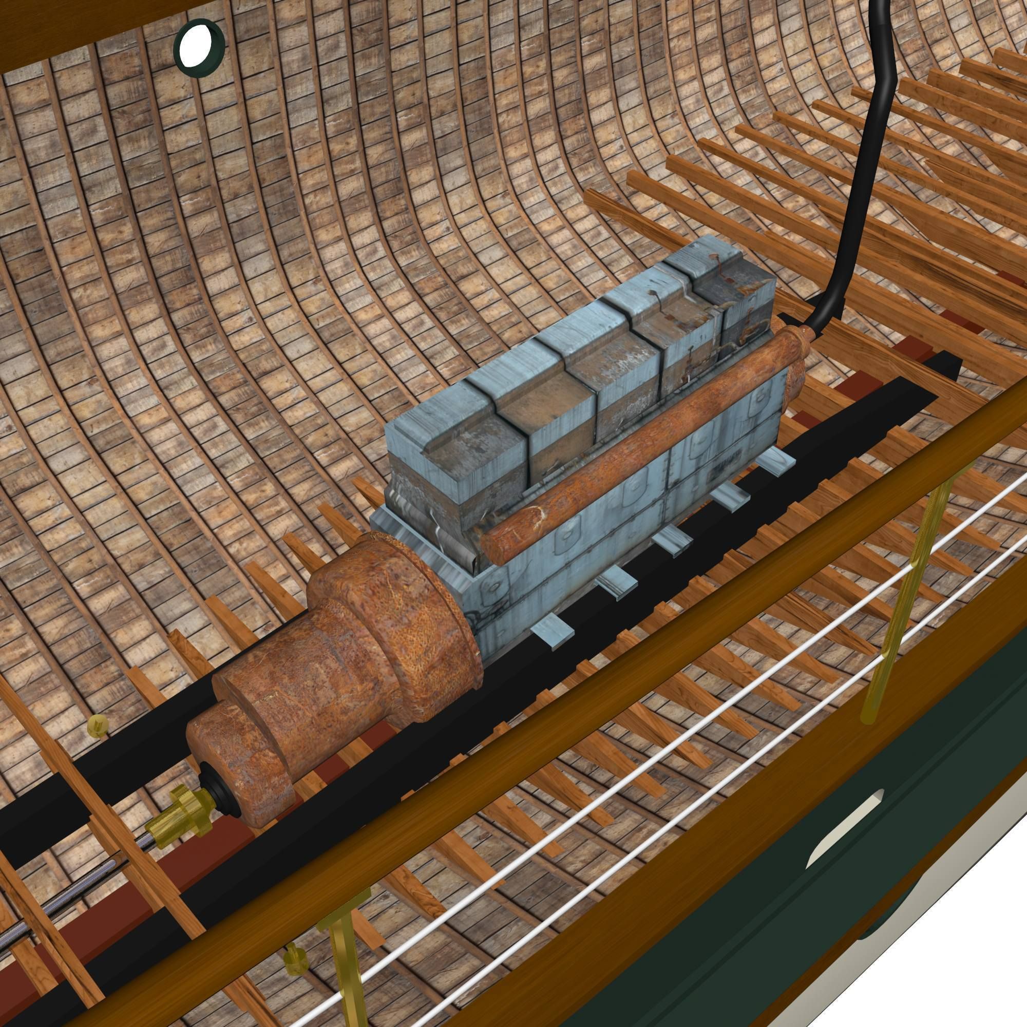 Columbia Mission Boat  3D model_25