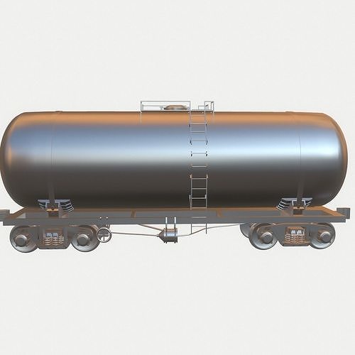 Tank Wagon Cistern Train 3D model