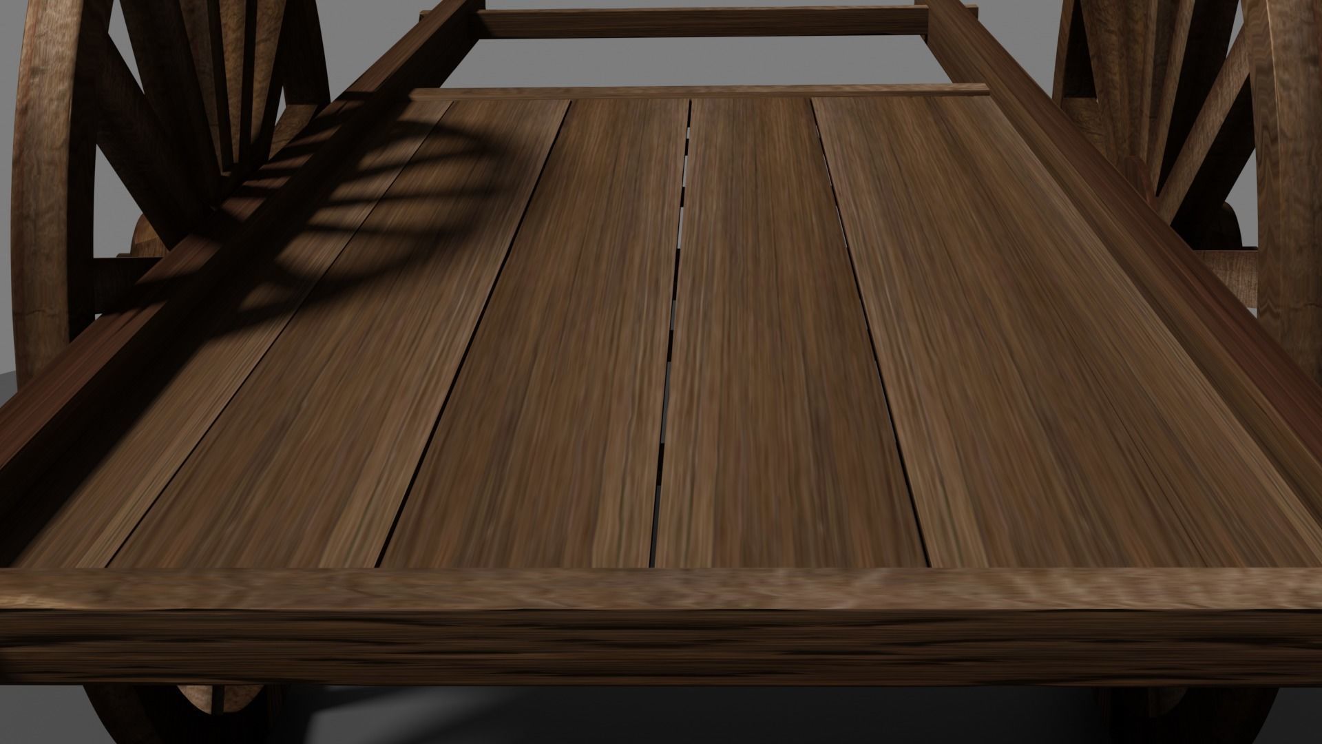 Kimetsu No Yaiba - Medieval Cart Low-poly 3D model_2