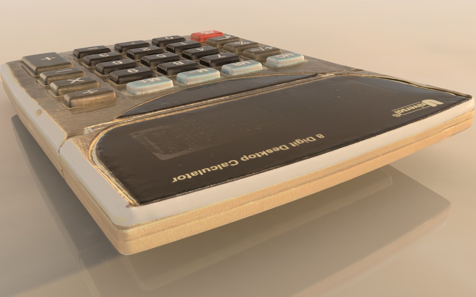 Realistic Calculator 3D model_5