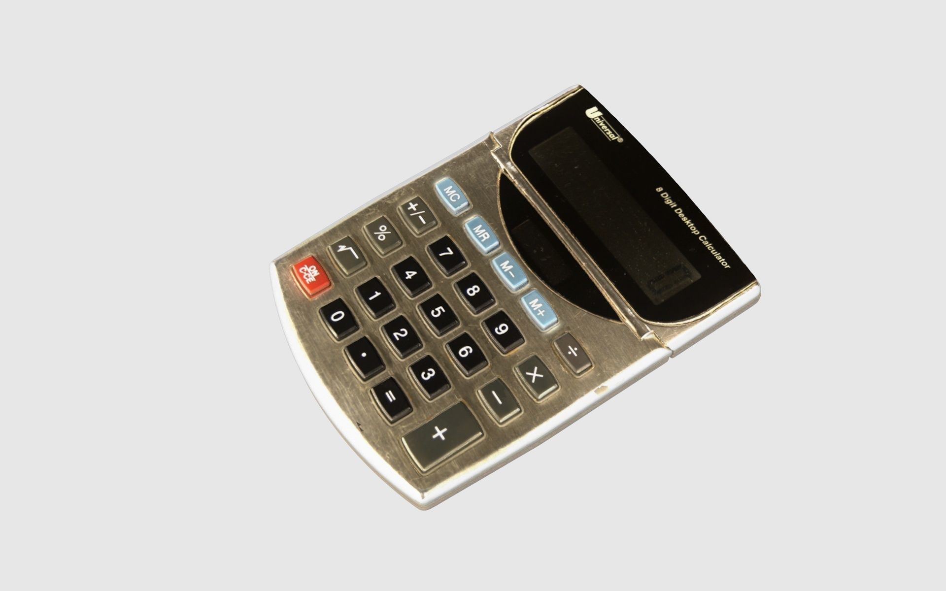 Realistic Calculator 3D model_1