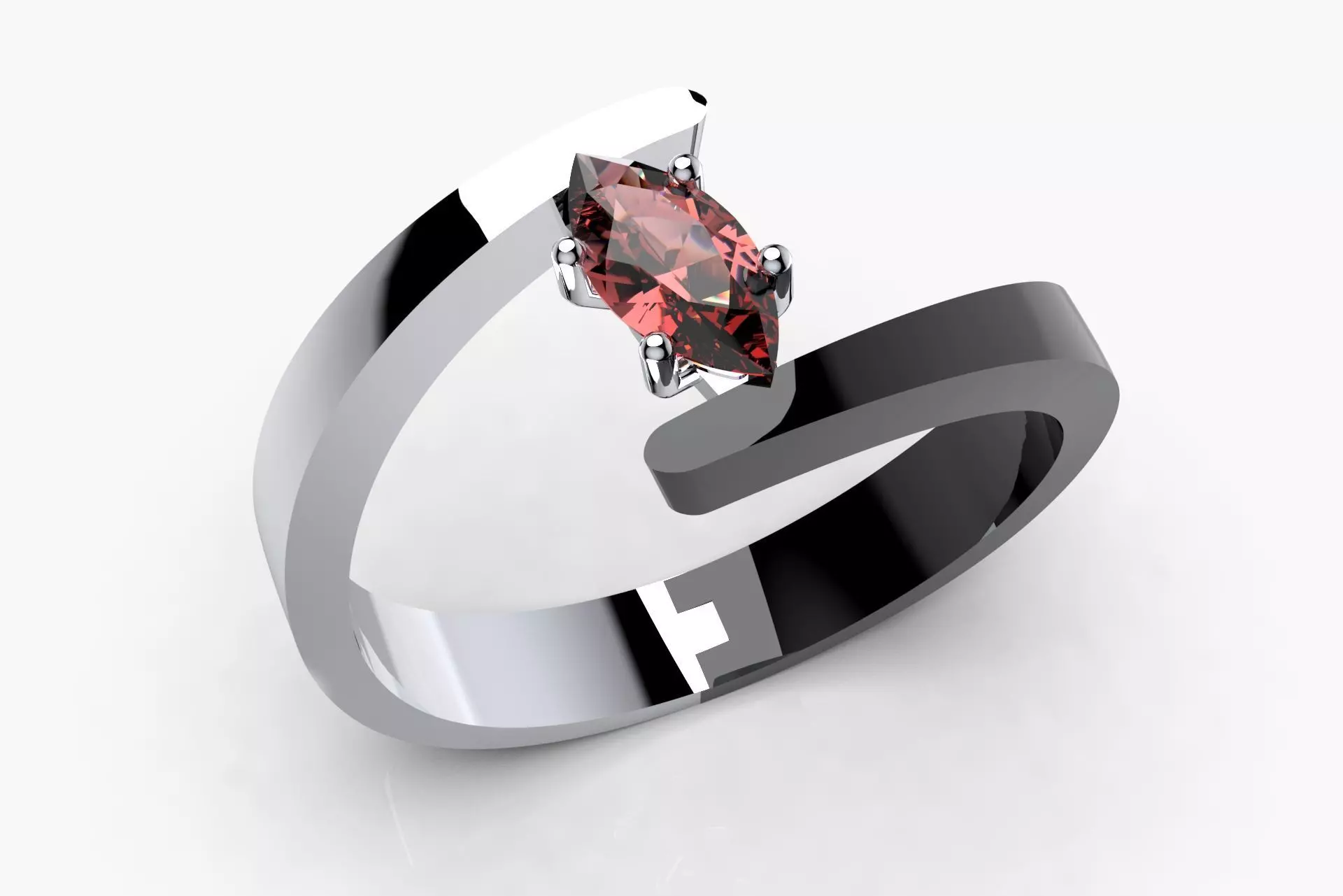 Women Ring - CAD-06 3D print model