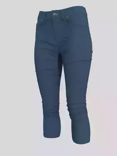 Marvelous Designer Clothes - Female Jean 3D model