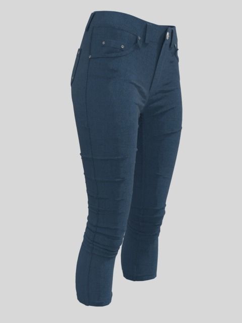 Marvelous Designer Clothes - Female Jean 3D model_2