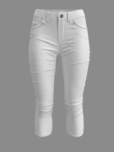 Marvelous Designer Clothes - Female Jean 3D model_3