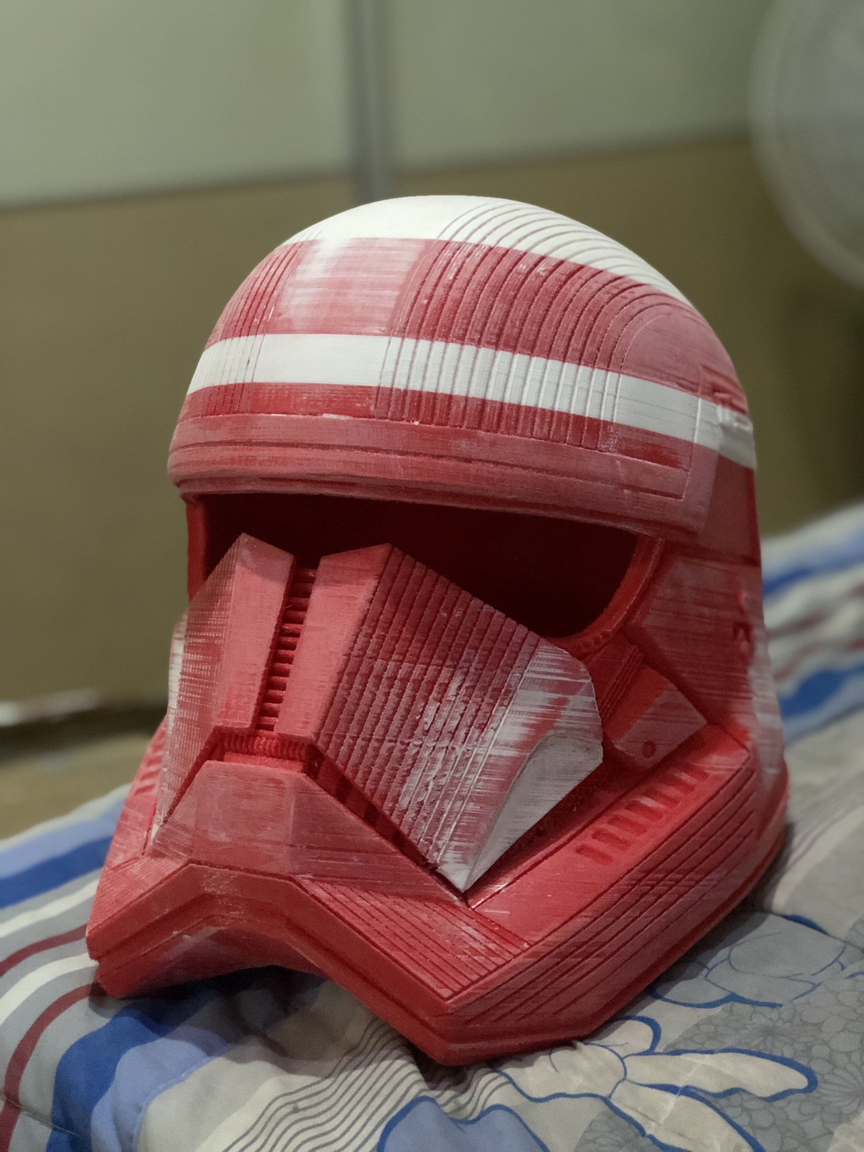 Star Wars EP9 The Rise of Skywalker Sith Trooper Helmet Cosplay 3D print model_17