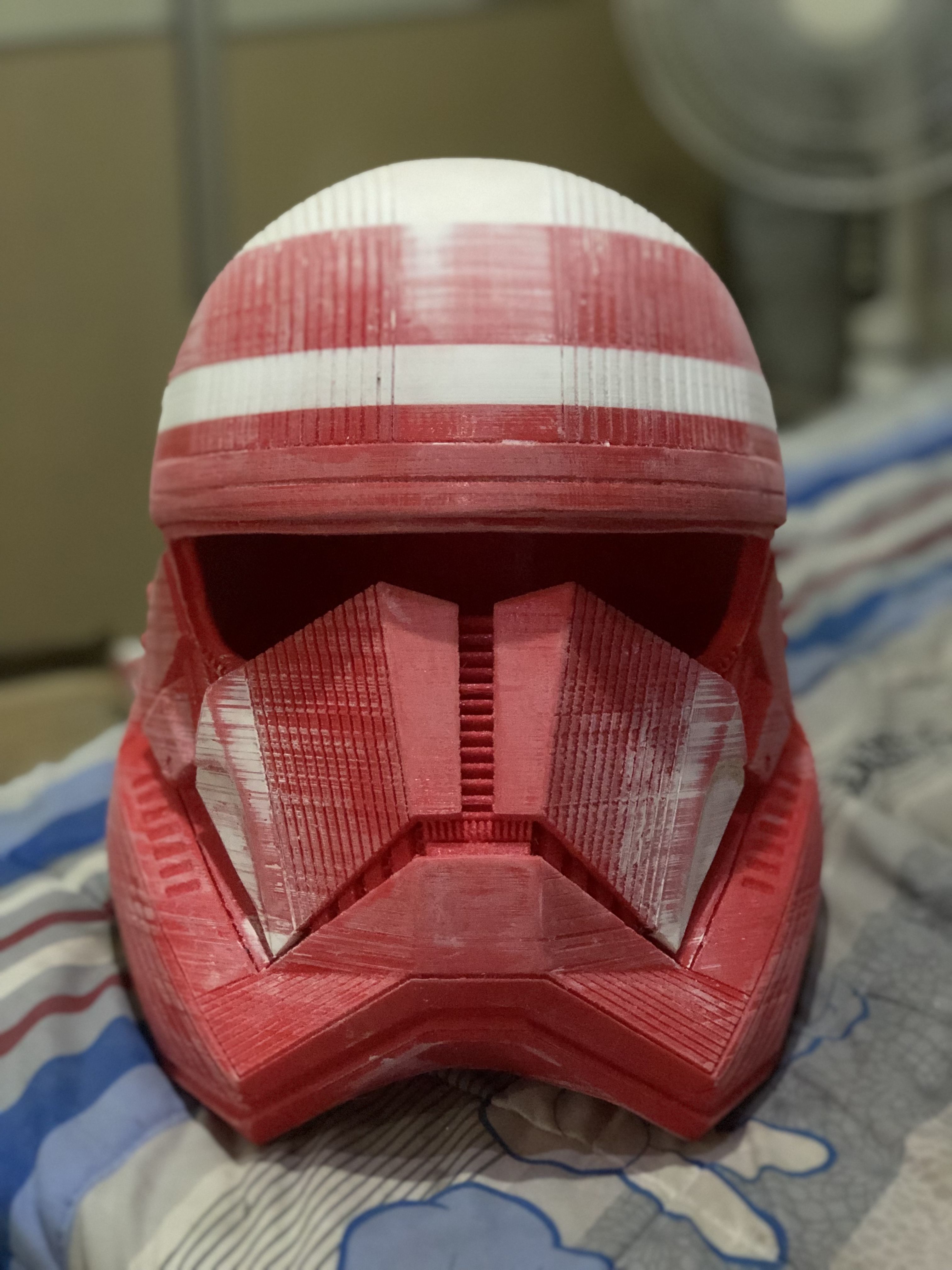 Star Wars EP9 The Rise of Skywalker Sith Trooper Helmet Cosplay 3D print model_15