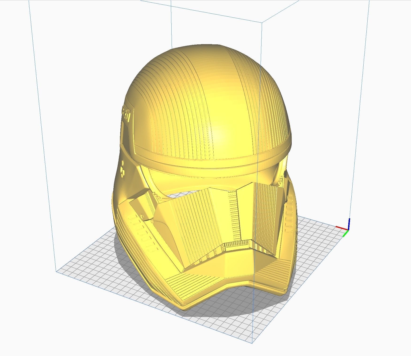 Star Wars EP9 The Rise of Skywalker Sith Trooper Helmet Cosplay 3D print model_19