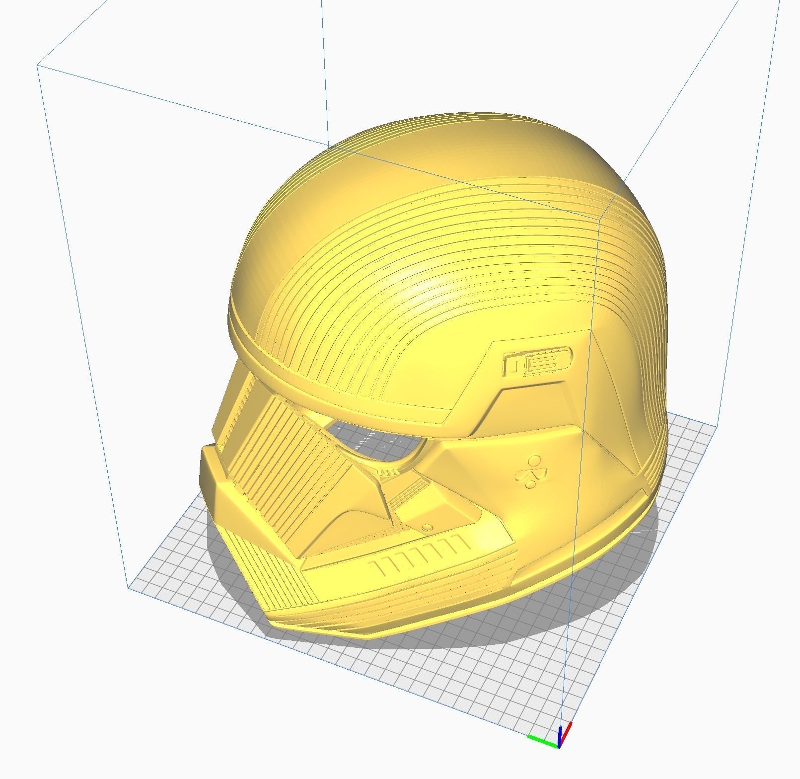 Star Wars EP9 The Rise of Skywalker Sith Trooper Helmet Cosplay 3D print model_21