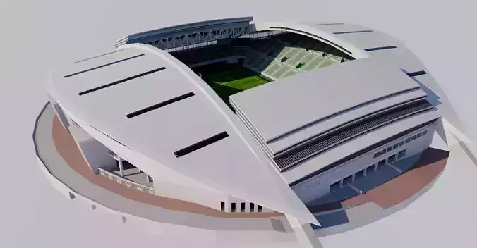 Kobe Misaki Stadium - Japan 3D model