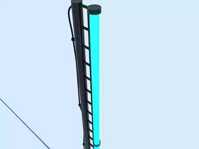  Lantern with blue color