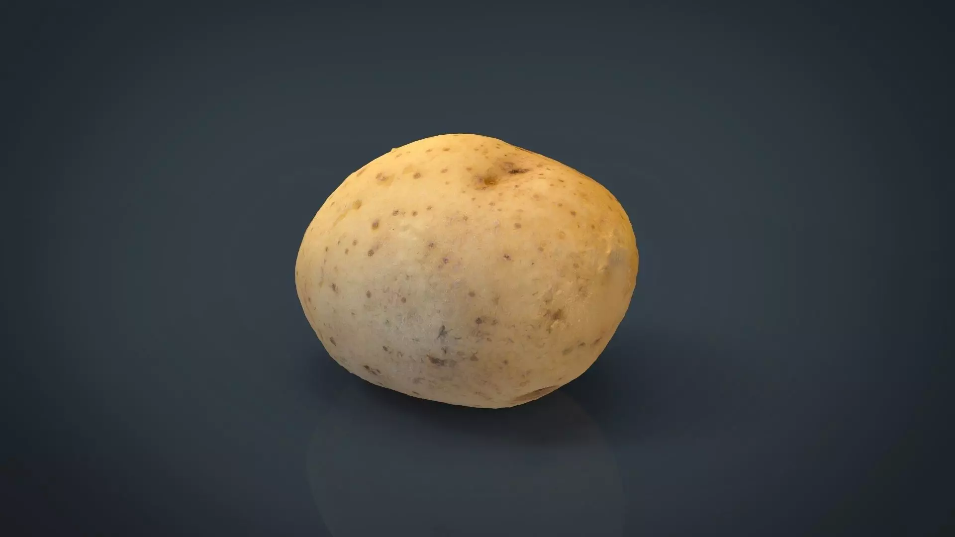 Realistic Potato 3D model_0