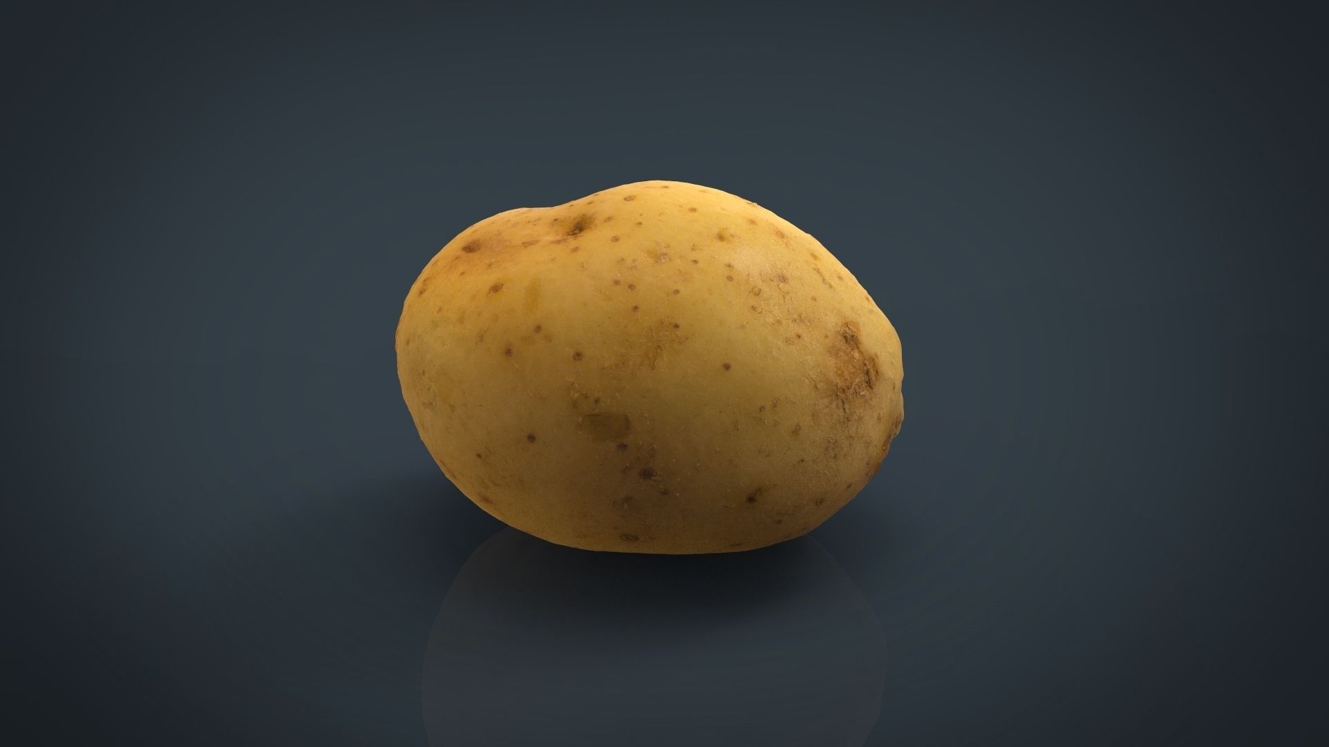 Realistic Potato 3D model_4