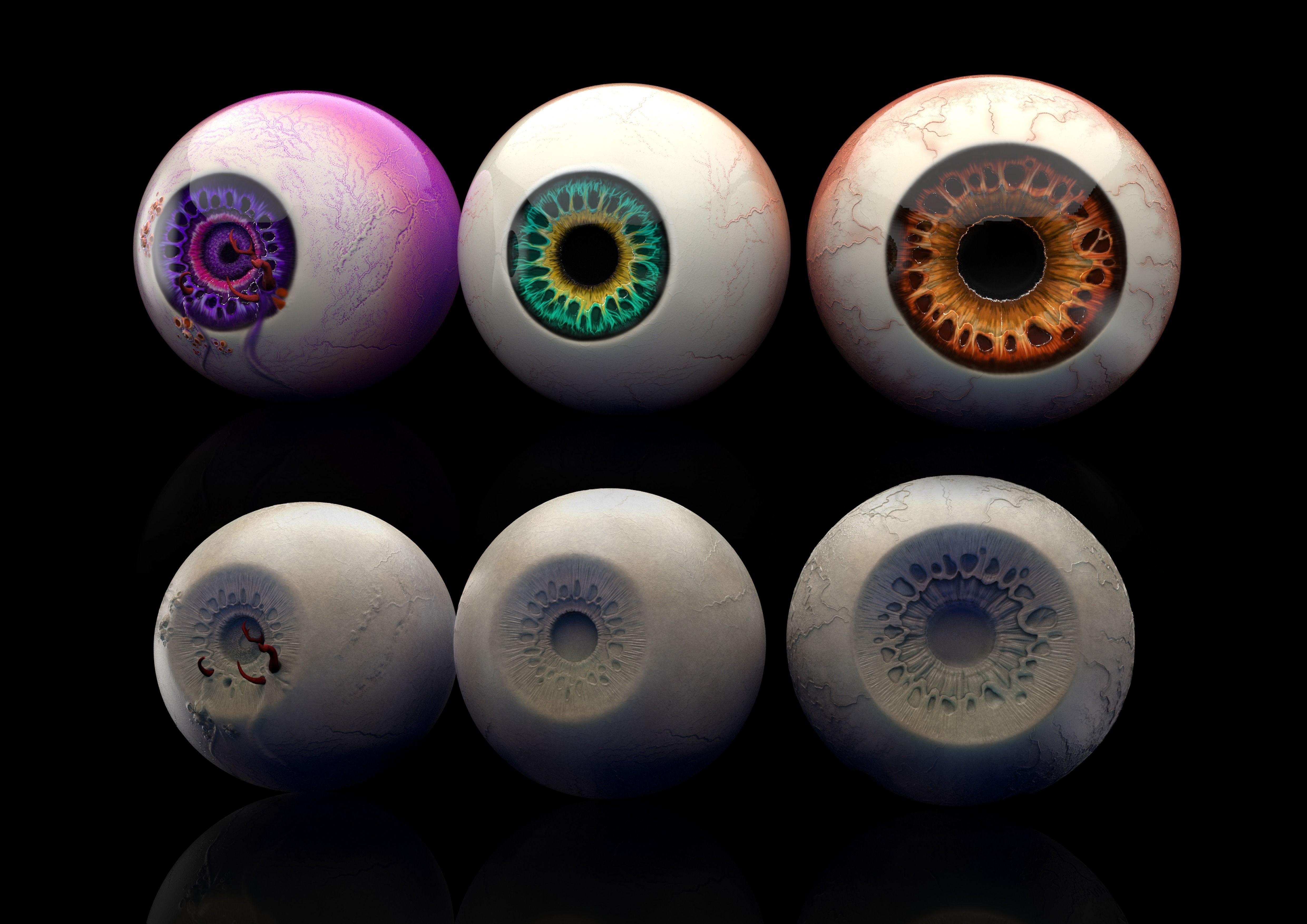 Eyes Preset 3D model_3