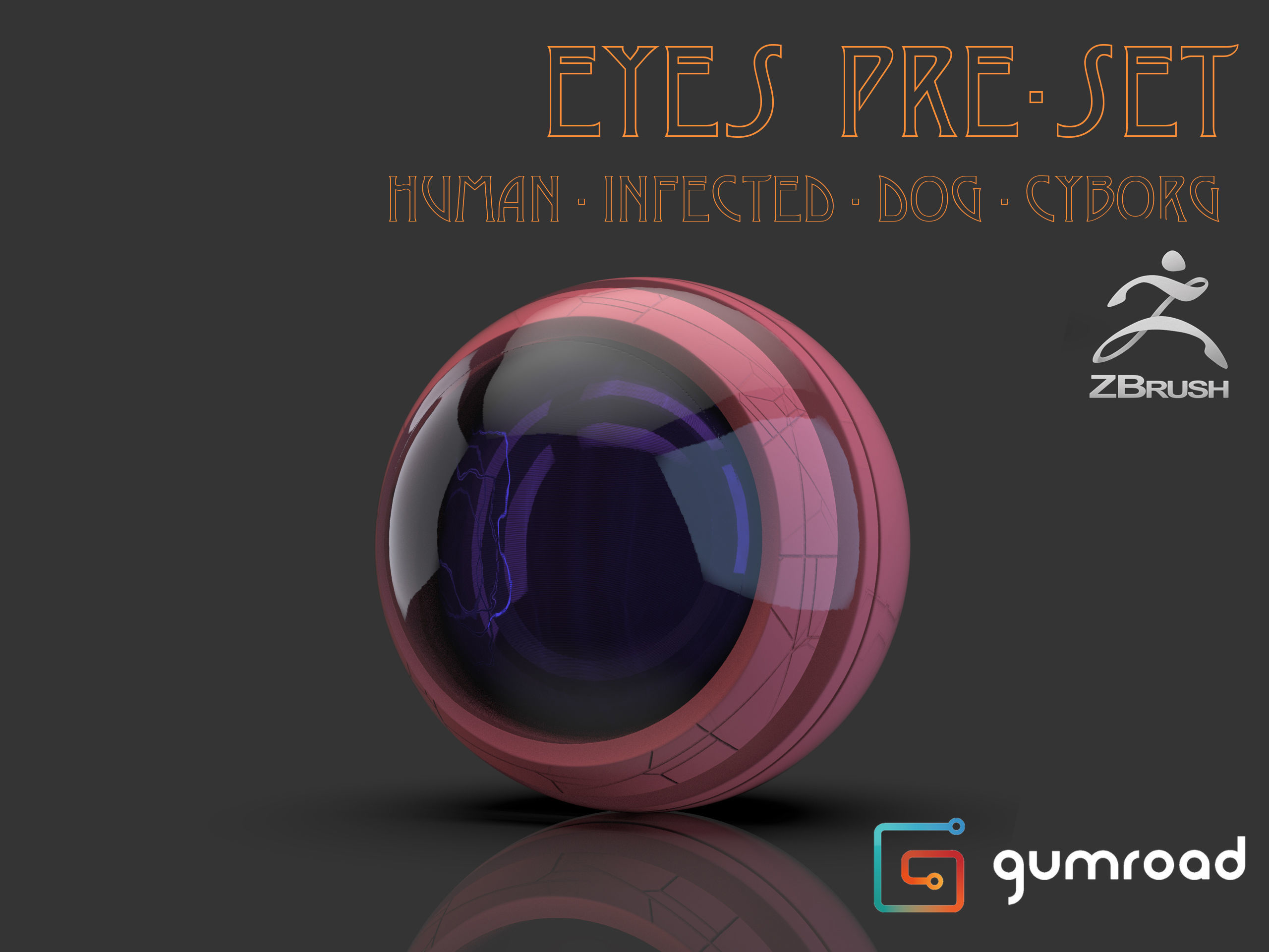 Eyes Preset 3D model_8
