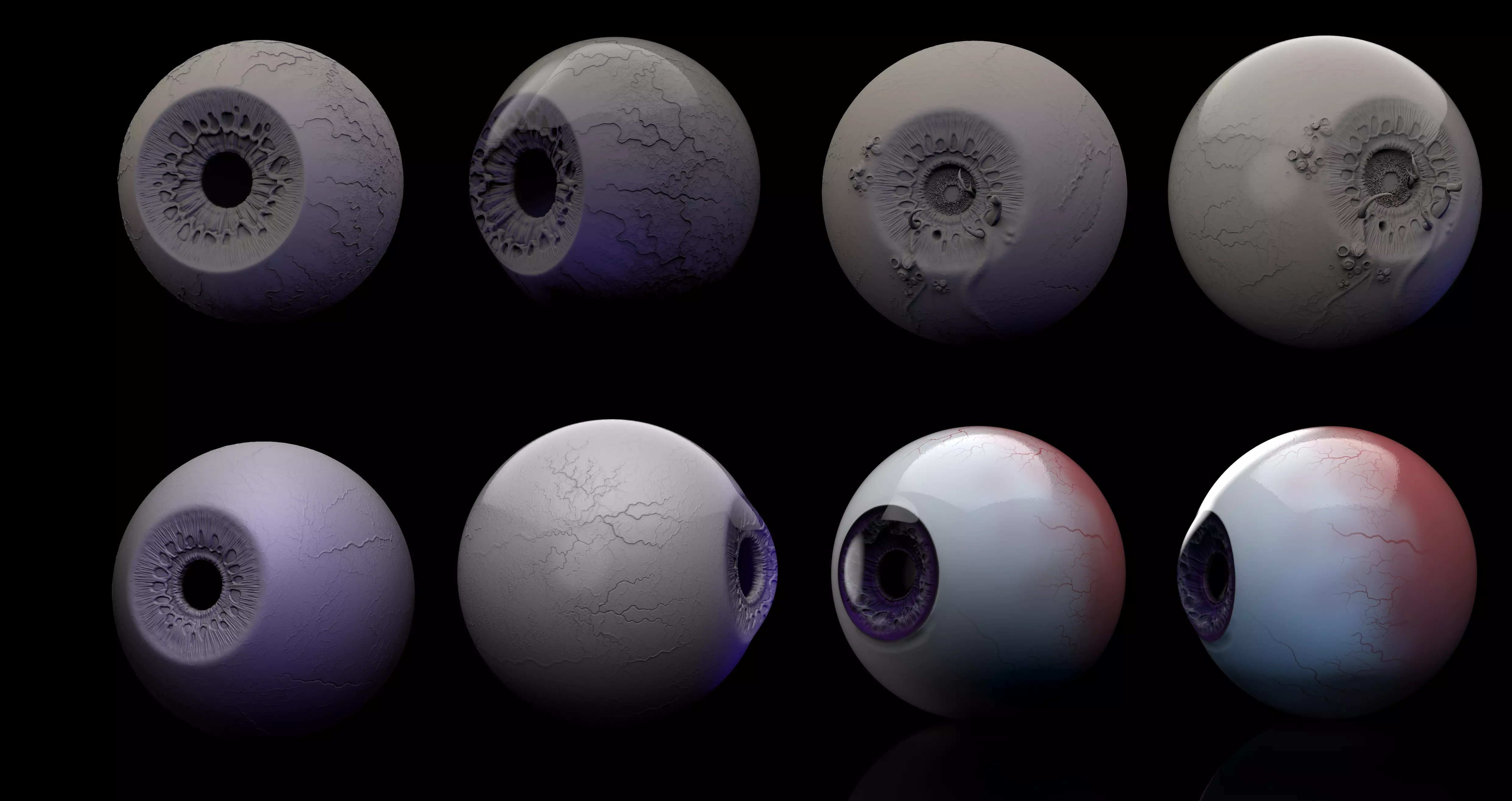 Eyes Preset 3D model_0