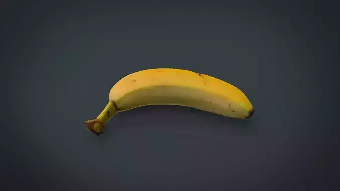 Realistic Banana 3D model