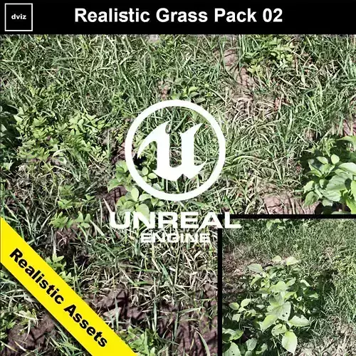 Realistic Grass Pack 02 - Unreal Engine 4 