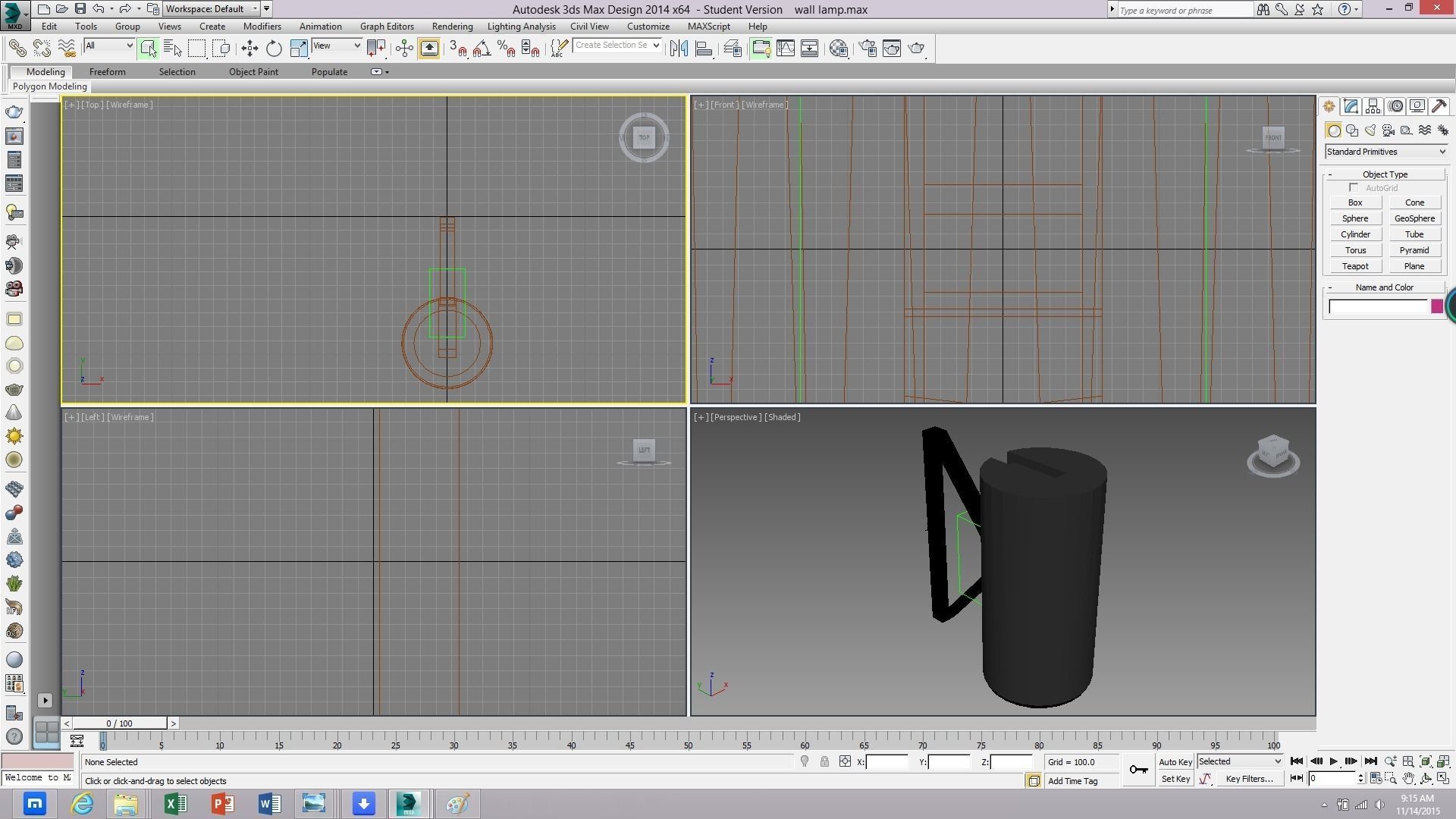 wall lamp Free 3D model_0