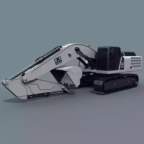 Your Excavator - 3d animated excavator model  3D model