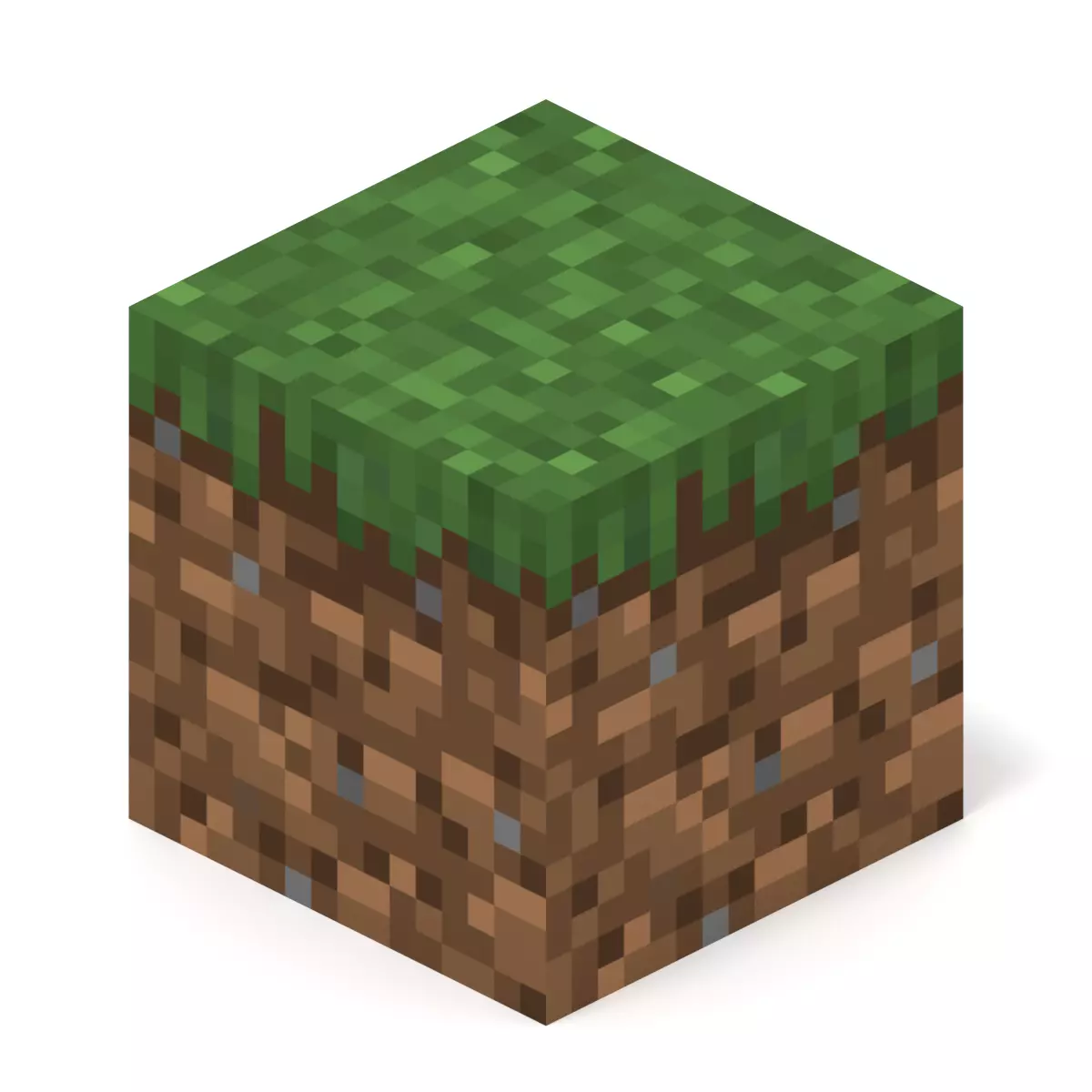 Minecraft Grass Block Free 3D model_0