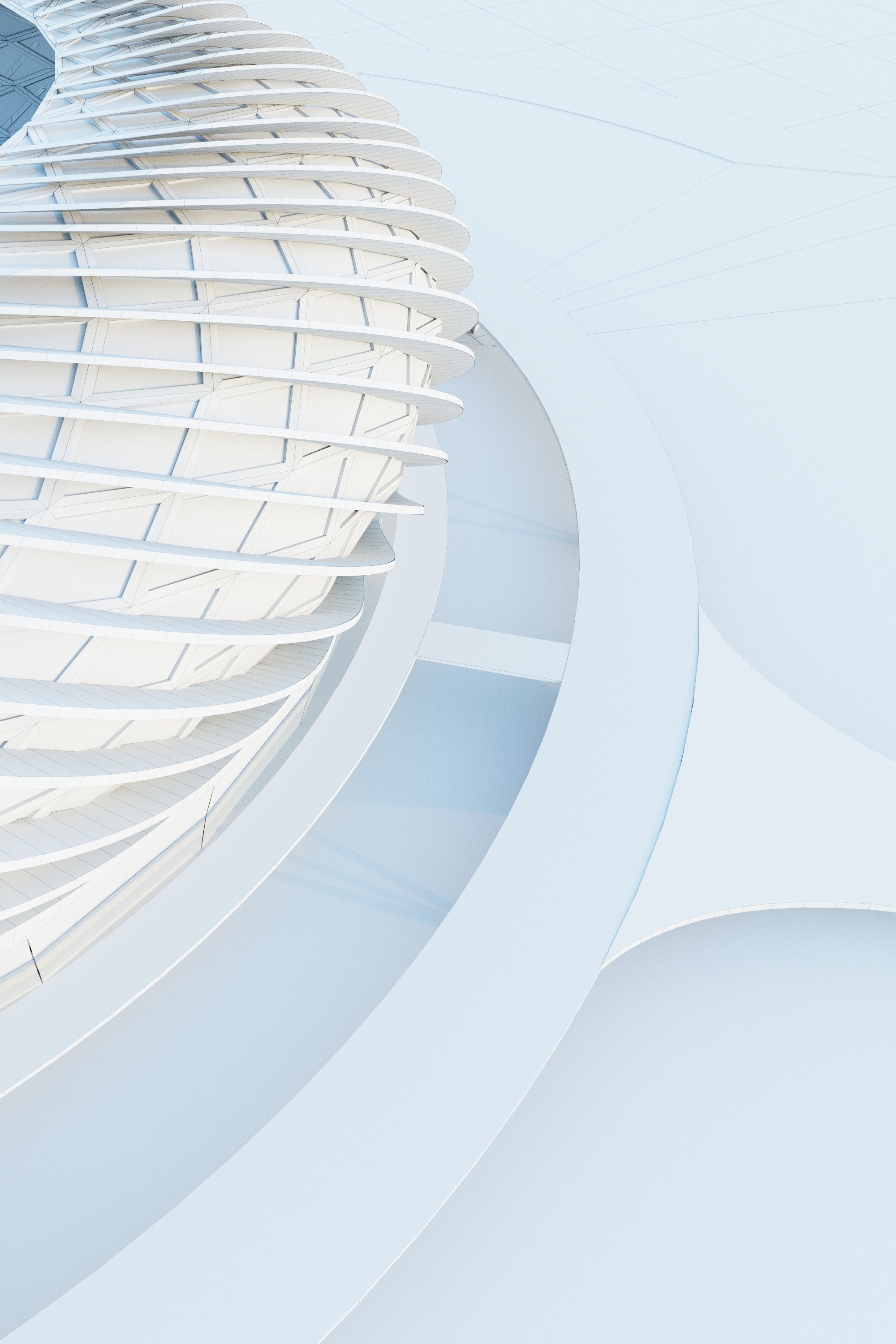 Stadium09 soccer stadium with circular shape 3D model_7