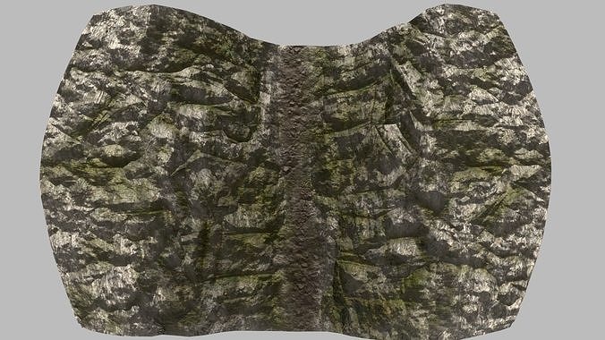 Rocky Ravein Path Low Poly GameReady Free low-poly 3D model