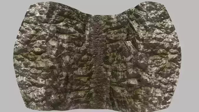 Rocky Ravein Path Low Poly GameReady Free low-poly 3D model
