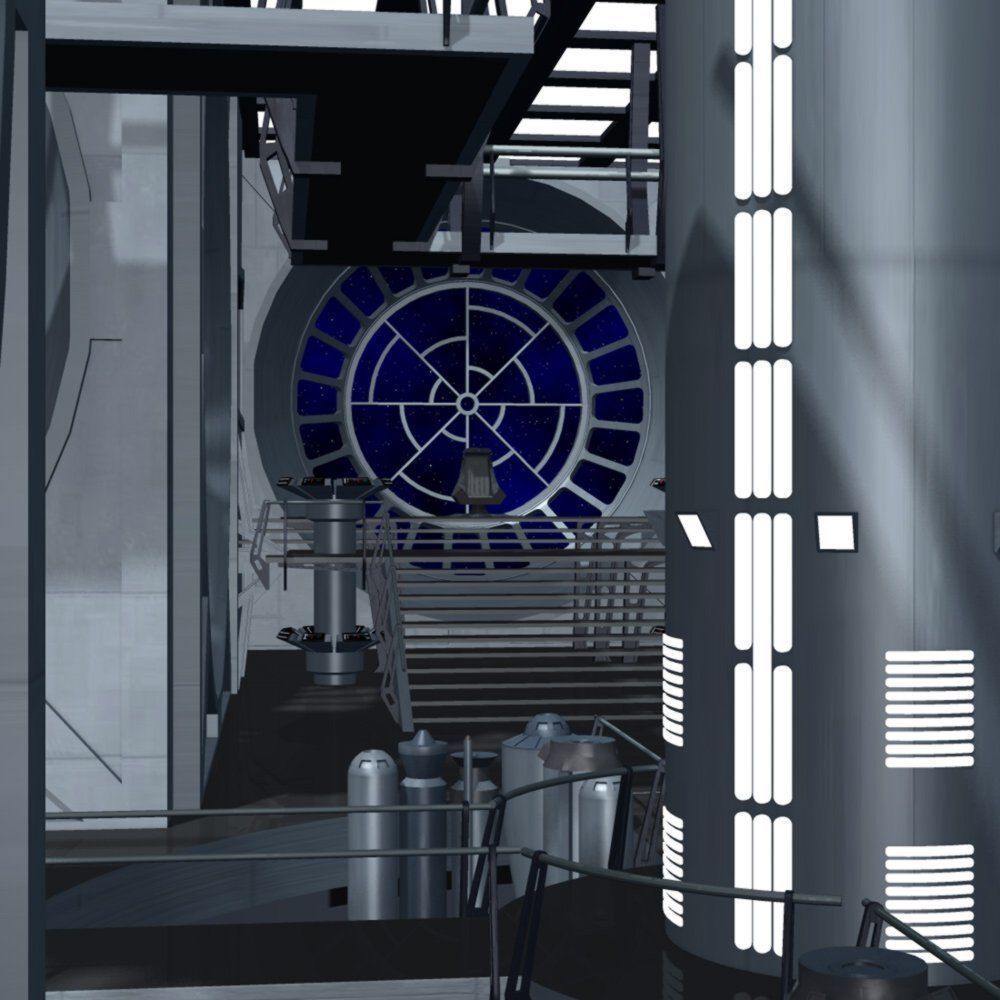 Imperial Throne Room in multiple formats 3D model_1