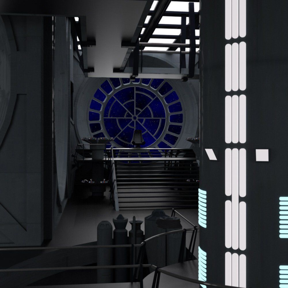 Imperial Throne Room in multiple formats 3D model_11