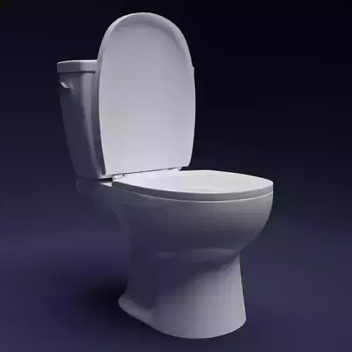 3D Toilet 3D model