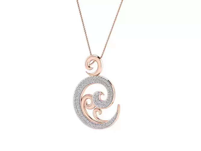 Women pendant 3dm stl render detail 3D print model