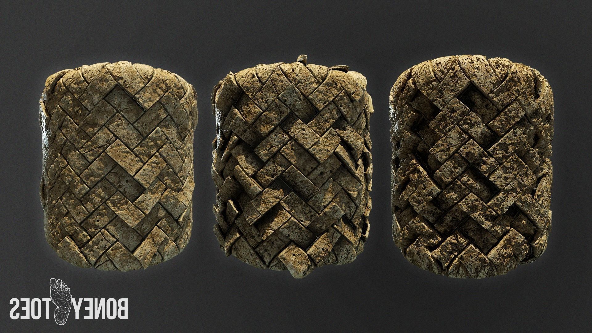 Herringbone Brick Floor Tiles - Game Textures Texture_13