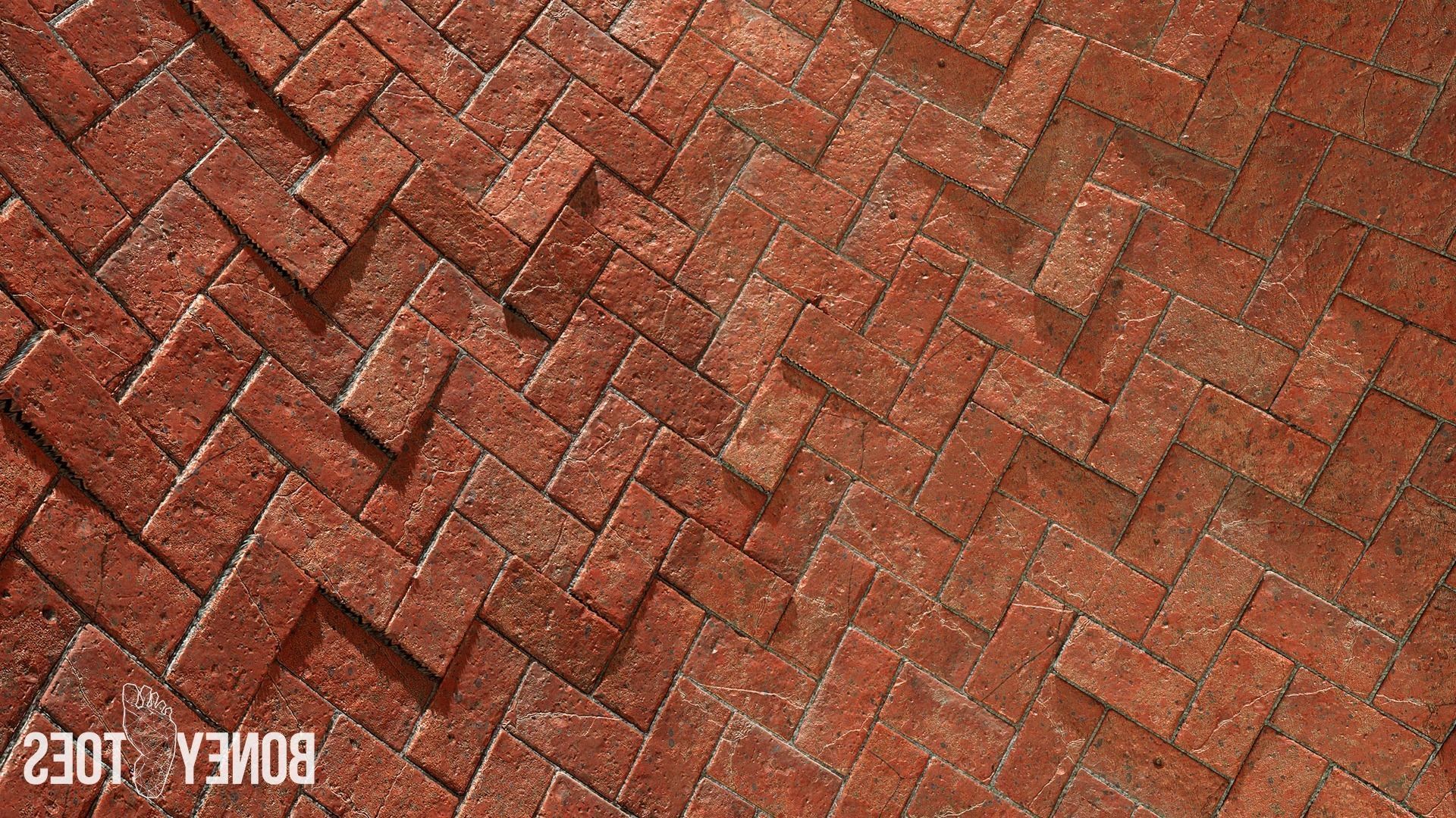 Herringbone Brick Floor Tiles - Game Textures Texture_3