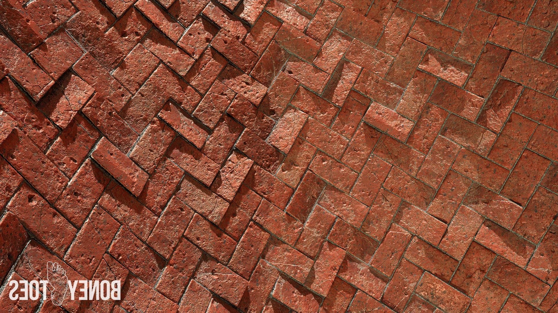 Herringbone Brick Floor Tiles - Game Textures Texture_4