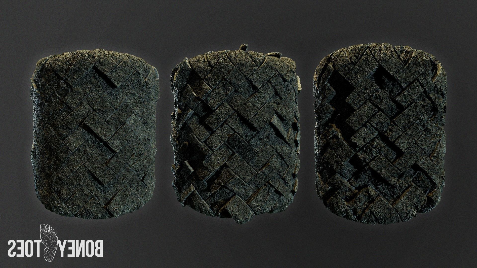 Herringbone Brick Floor Tiles - Game Textures Texture_14