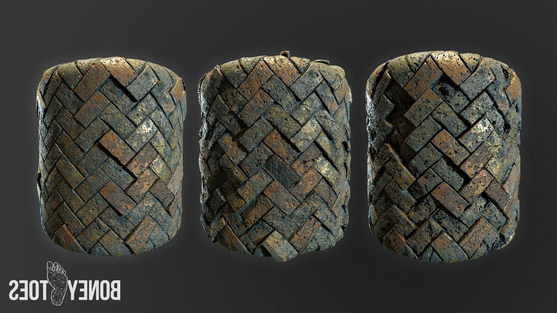 Herringbone Brick Floor Tiles - Game Textures Texture_16