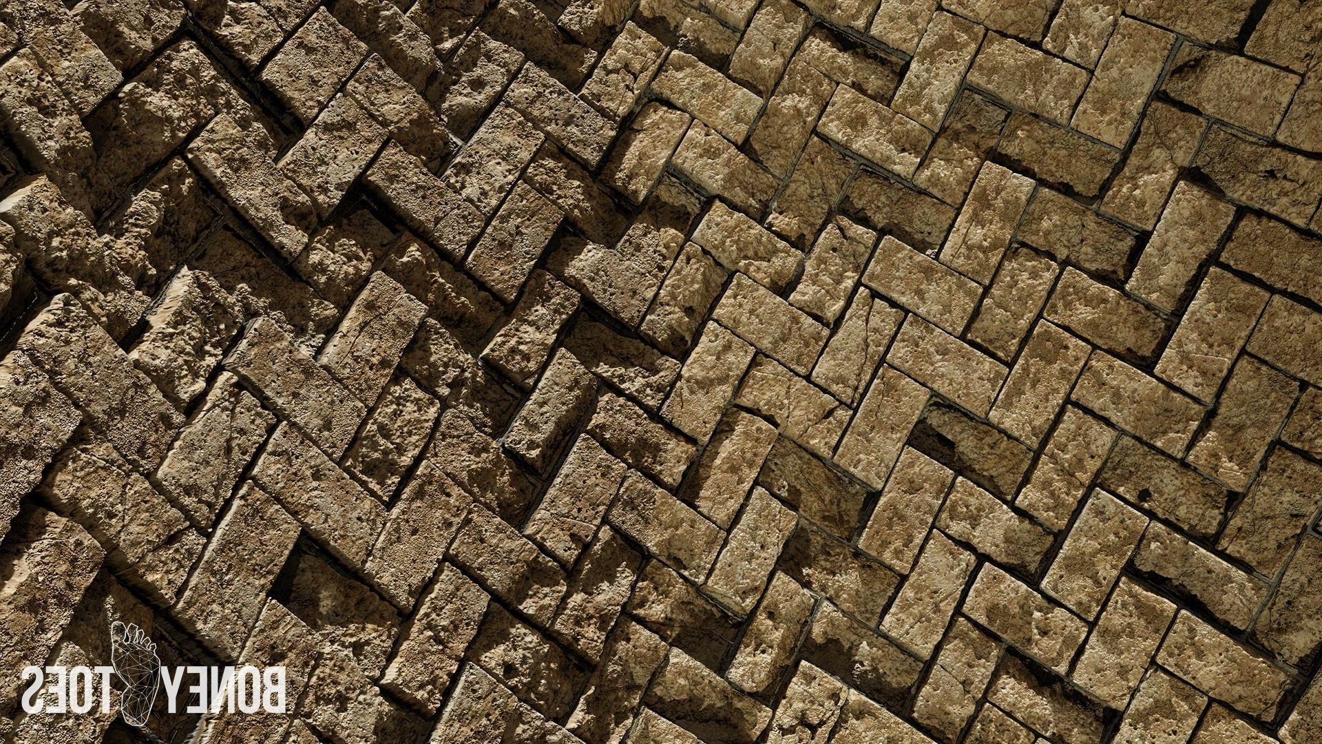 Herringbone Brick Floor Tiles - Game Textures Texture_12