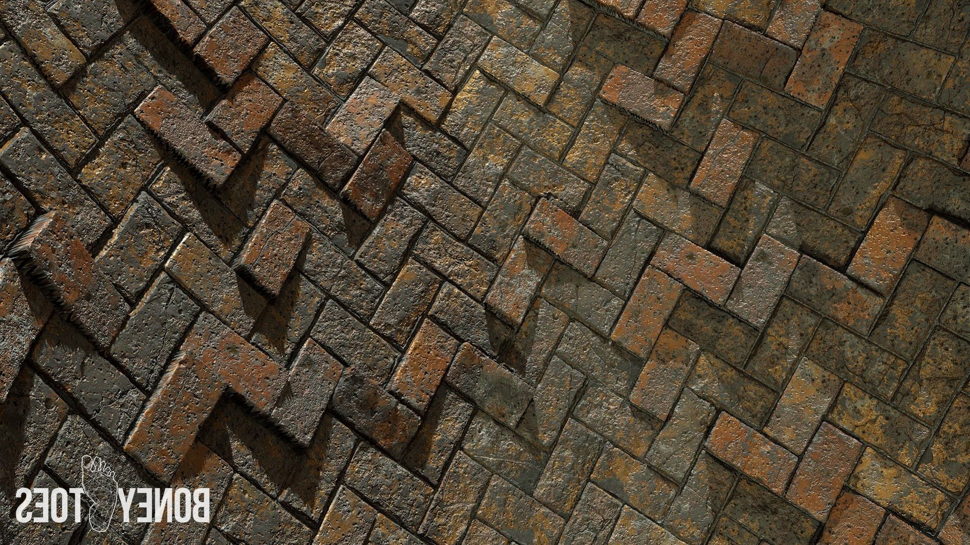 Herringbone Brick Floor Tiles - Game Textures Texture_5