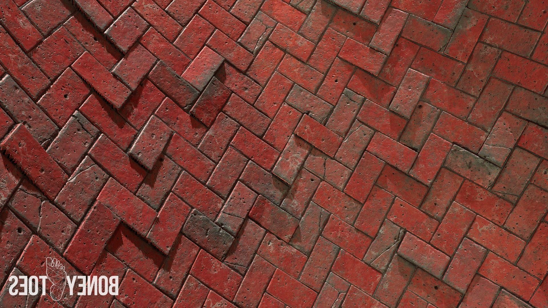 Herringbone Brick Floor Tiles - Game Textures Texture_1