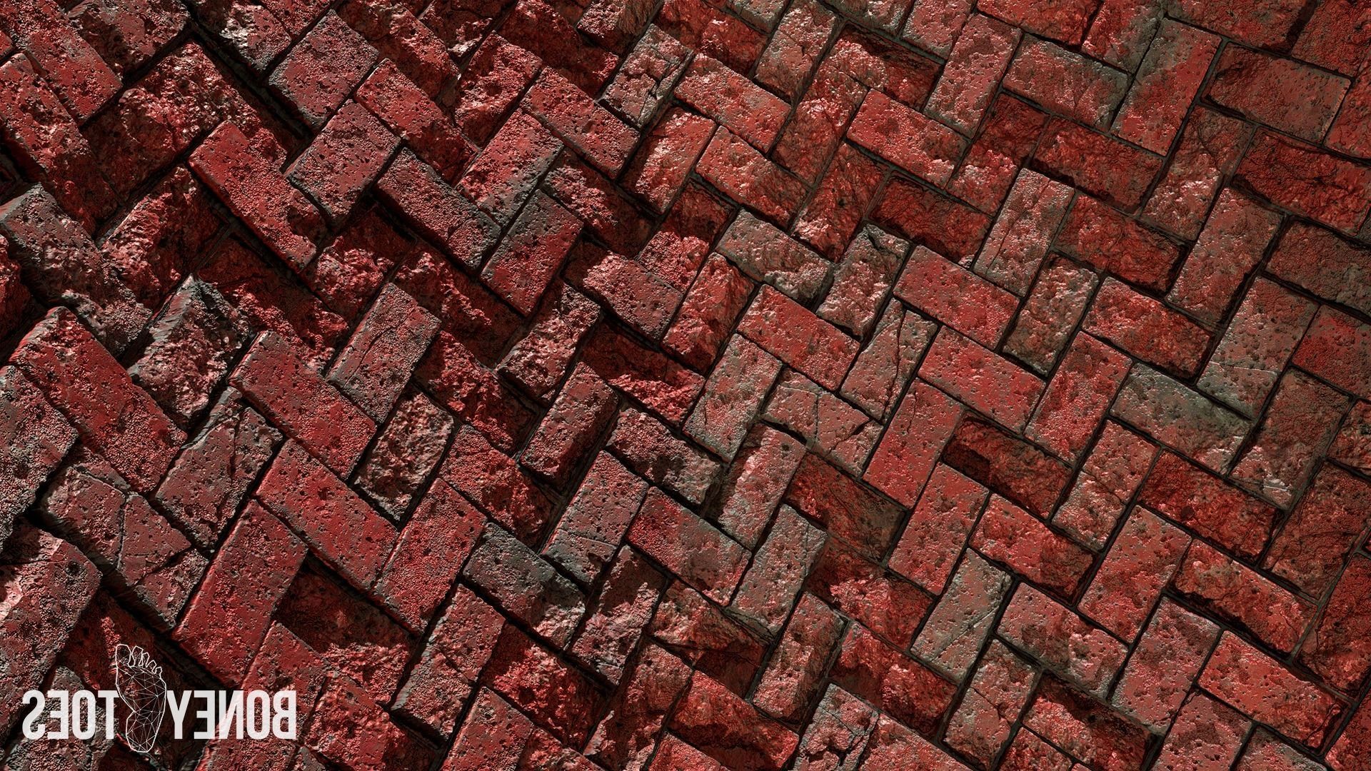 Herringbone Brick Floor Tiles - Game Textures Texture_2