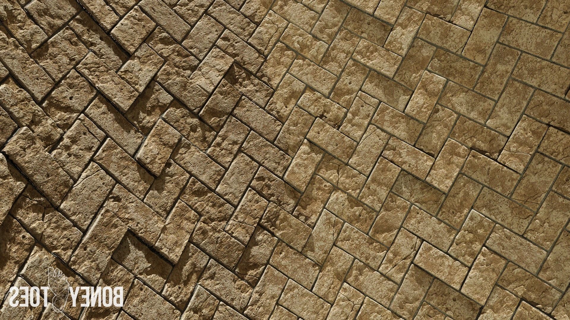 Herringbone Brick Floor Tiles - Game Textures Texture_11