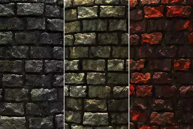 Stone Brick Wall - Game Textures