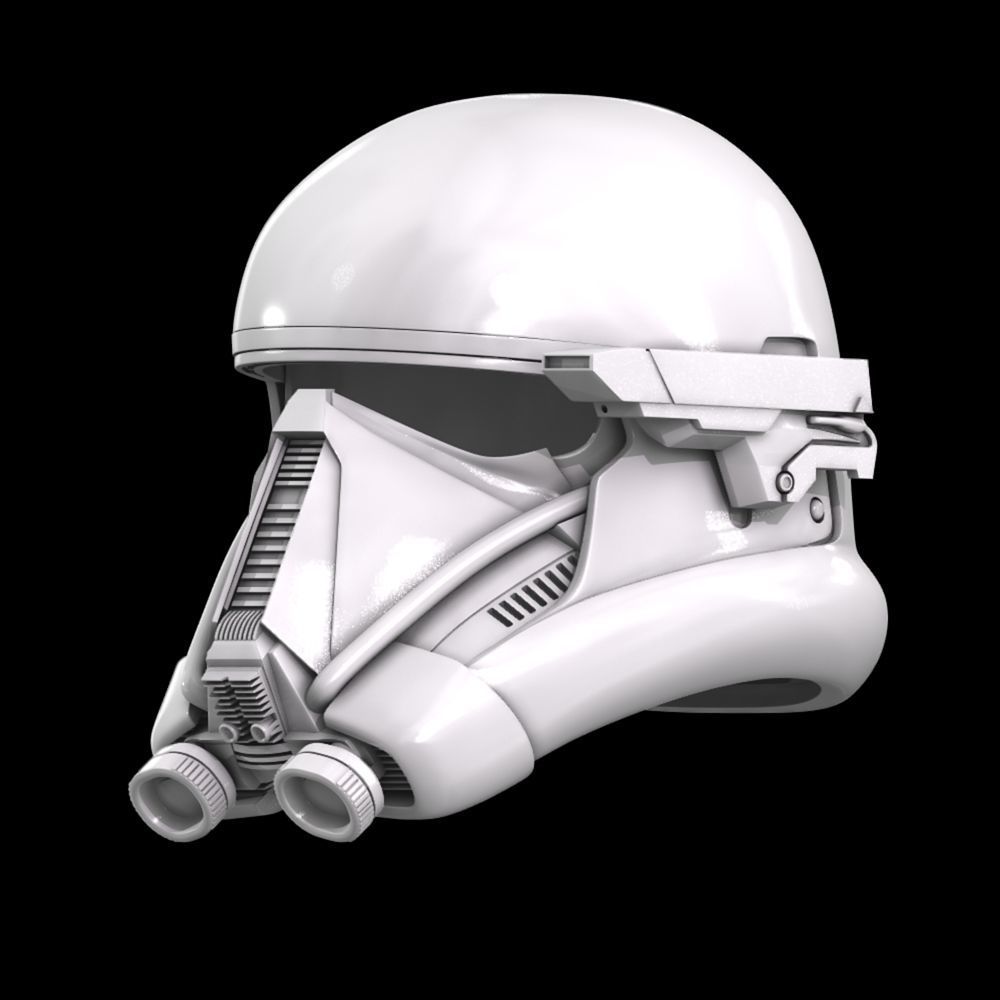 Star Wars Rogue one Death Trooper Helmet 3D print model_1