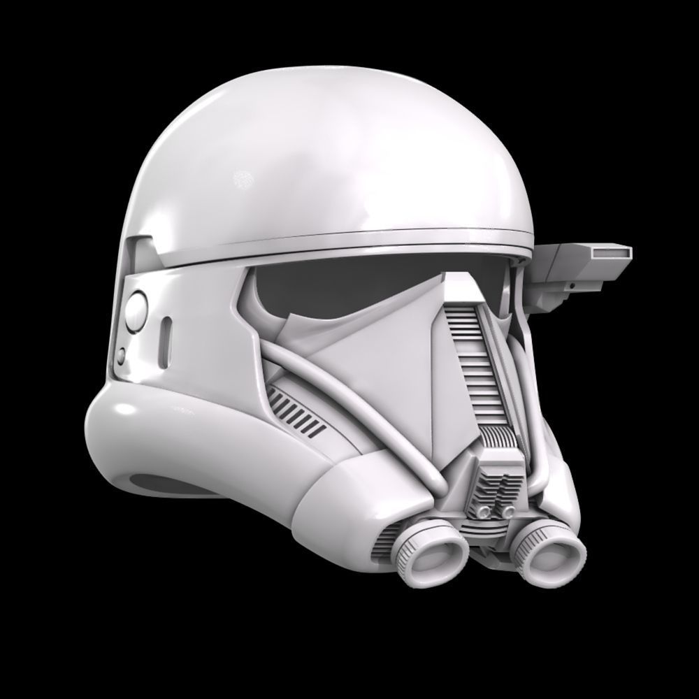 Star Wars Rogue one Death Trooper Helmet 3D print model_6